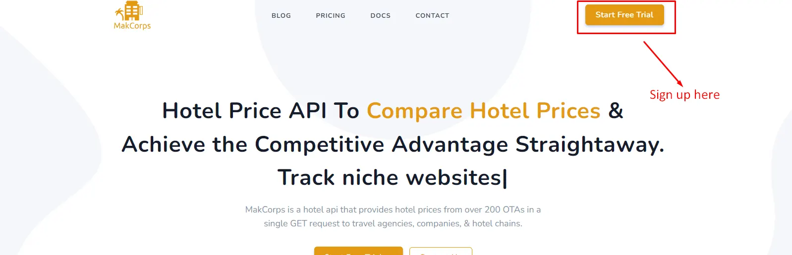 Makcorps Hotel Price API