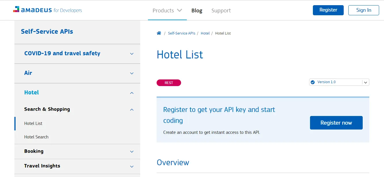 Amadeus Hotel API Provider