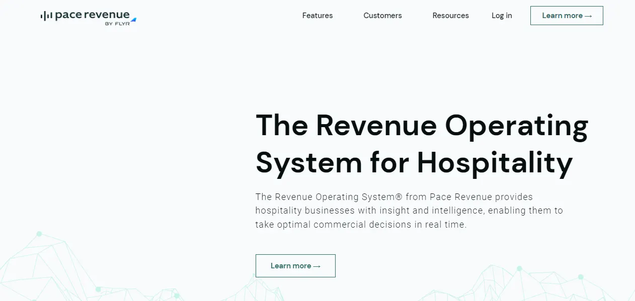 Pace revenue, a revenue operating system for hospitality