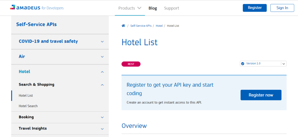 Amadeus Hotel API Provider
