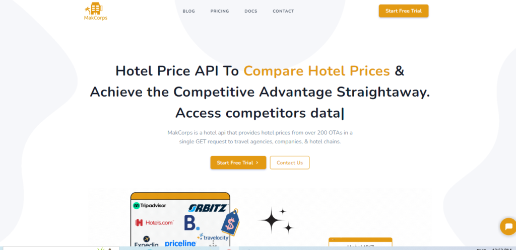 Makcorps Hotel Price API