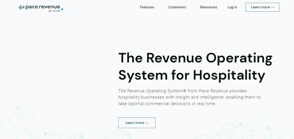 Pace revenue, a revenue operating system for hospitality