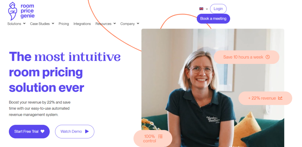 room price genie, a room pricing solution for hospitality