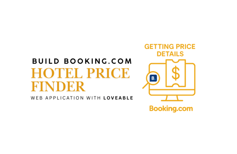 build booking.com hotel price finder